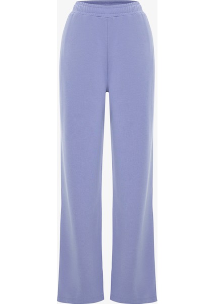 Indigo Katlanabilir Bağlama Detaylı Oversize Eşofman Altı fiyatları