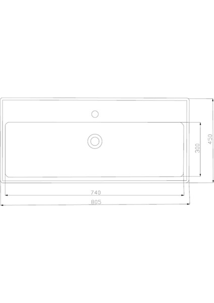 Banyo Sky80 Beyaz Seramik Lavabo 80x45 Cm Modern indirimleri