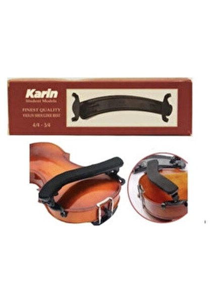 4/4 Mat Keman - Metot - Akort Cihazı - Nota Sticker - Keman Yastığı