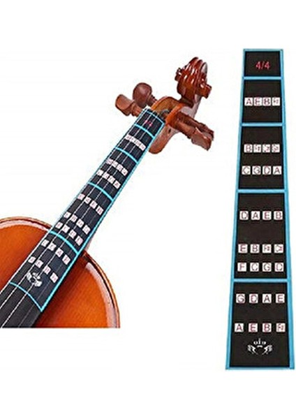 4/4 Mat Keman - Metot - Akort Cihazı - Nota Sticker - Keman Yastığı