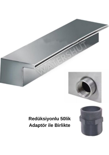 50 cm Duvar Şelalesi - Bahçe Tipi Su Perdesi (Et Kalınlığı 1.5mm)