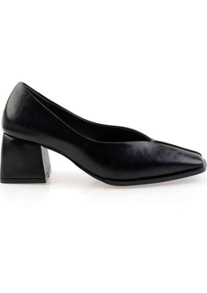 Siyah Kadın Klasik Topuklu Ayakkabı K01565015742