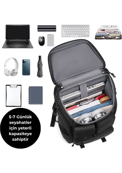 Ayakkabı Bölmeli Su Geçirmez Spor & Seyahat Sırt Çantası – 30L – 17” Laptop Bölmeli indirimleri