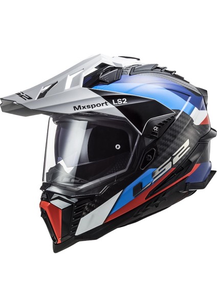 Explorer C Karbon Frontier Kask Mavi-Beyaz