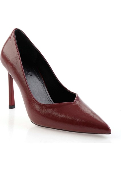 Bordo Kadın Klasik Topuklu Ayakkabı K01565016042 fiyatları