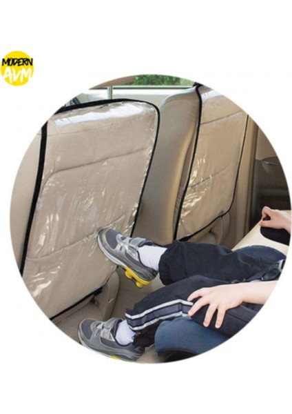 Araç Koltuk Arkası Koruyucu 2'li Kılıf Şeffaf fırsatları