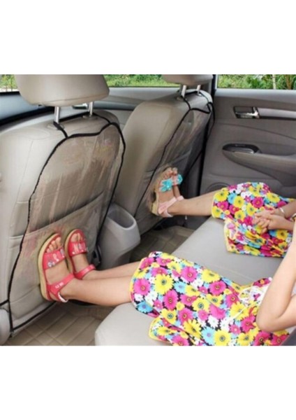 Araç Koltuk Arkası Koruyucu 2'li Kılıf Şeffaf indirimleri