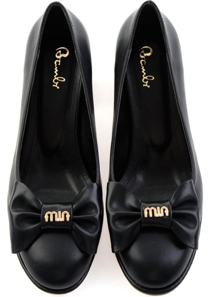 Siyah Kadın Klasik Topuklu Ayakkabı K01231471509 fırsatları