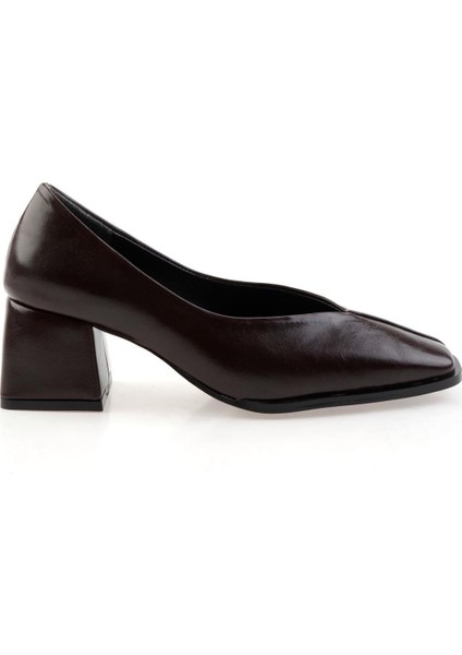 Bordo Kadın Klasik Topuklu Ayakkabı K01565015742