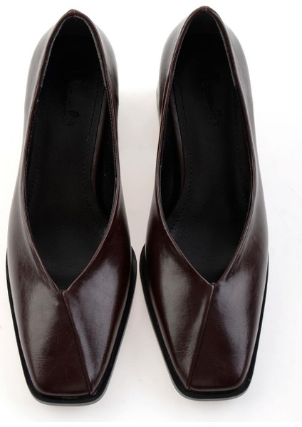 Bordo Kadın Klasik Topuklu Ayakkabı K01565015742 fırsatları