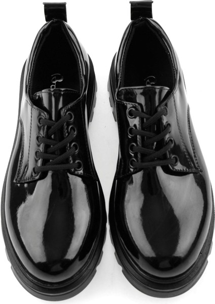 Siyah Kadın Oxford Ayakkabı K01823060798 fırsatları