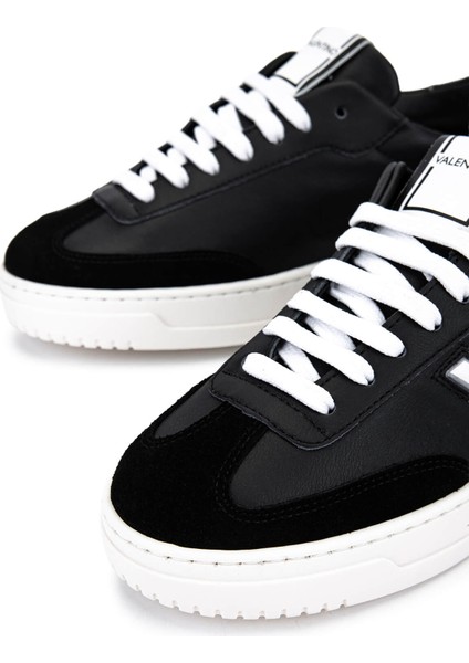 Kadın Hakiki Deri Siyah/beyaz Sneakers & Spor Ayakkabı 1040 95S7004 Bn Ayk SK25-26 Black/whıte fırsatları