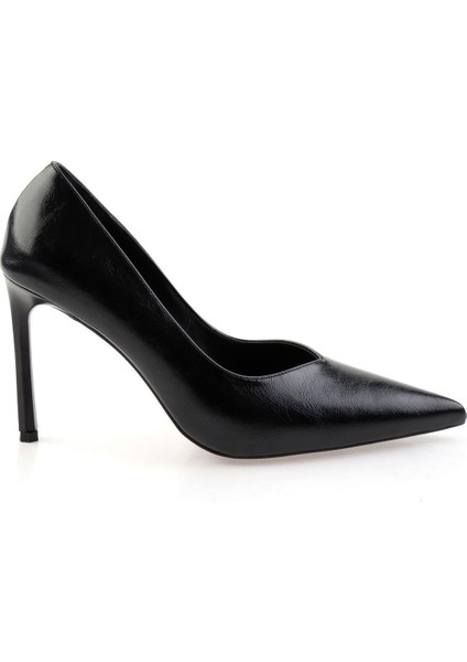 Siyah Kadın Klasik Topuklu Ayakkabı K01565016042
