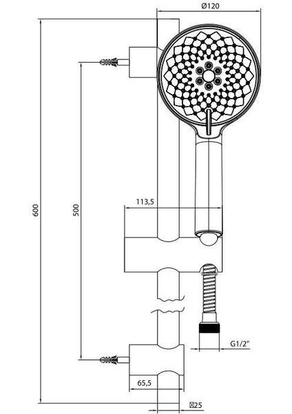 Ar Patara Hareketli Sürgülü Duş Seti (3 Fonksiyonlu) 102146139 fiyatları