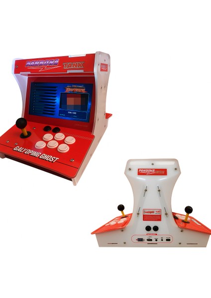 Yeni Nesil Çift Arcade Kol 10INÇ Çift Ekran 2700+ Oyunlu Retro Arcade Atari modelleri