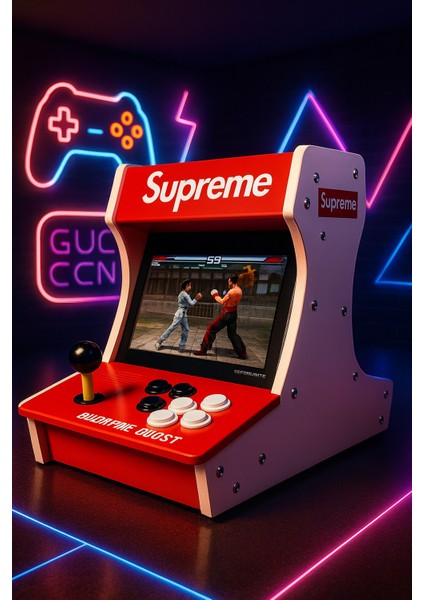 Yeni Nesil Çift Arcade Kol 10INÇ Çift Ekran 2700+ Oyunlu Retro Arcade Atari indirimleri
