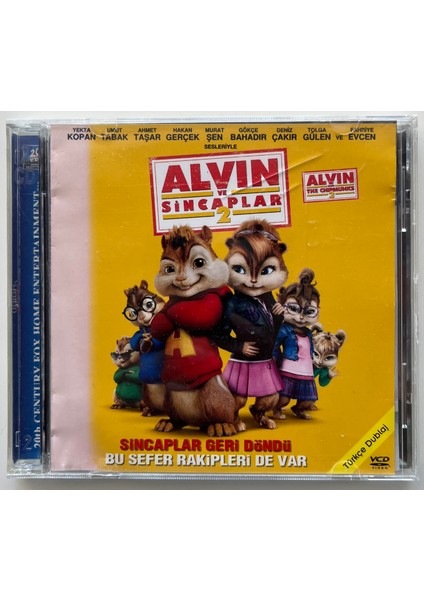 Alvin Sincaplar VCD ( Orijnal Dönem Baskı Vcd)