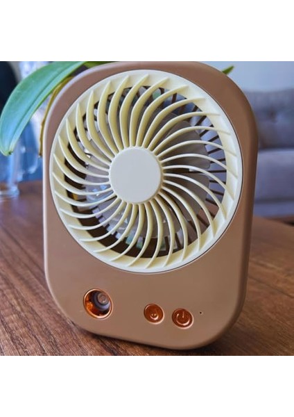 Masaüstü Vantilatör Klima, USB Buharlı ve Rgb Işıklı Mini Vantilatör, Soğuk Buharlı Serinletici 1200MAH Ister Ayaklı Ister Asmalı (3 Kademe Güç,buharlı ve Rgb Işıklı) fiyatları