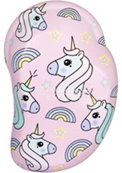Çocuk Saç Fırçası Mini Boy Karışıklık Açıcı Unicorn Desenli Tüm Saç Tiplerine Uygun fiyatları