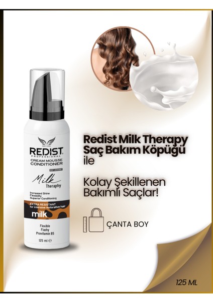 Saç Bakım Köpüğü 125 ml Süt Terapisi Nem ve Esneklik Dengeleyici Yoğun Onarım Tüm Saç Tipleri fiyatları