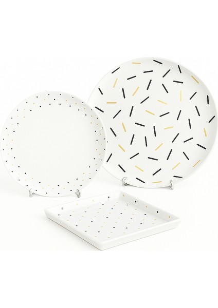 Efide 18 Parça 6 Kişilik Ikram ve Kahvaltı Takımı