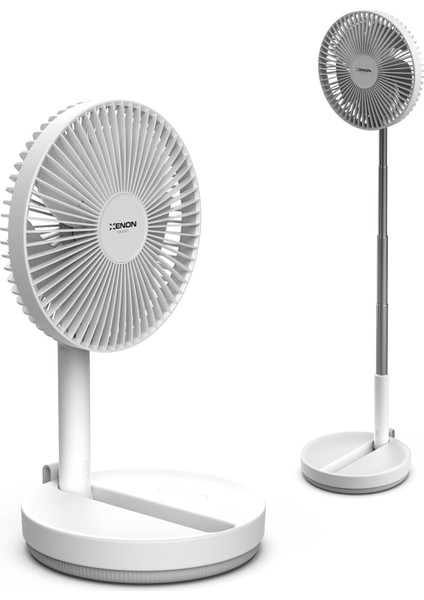 Smart Katlanabilir Vantilatör Doğal Rüzgar Şarj Edilebilir Bataryalı 4 Hız Kademeli Ultra Sessiz Taşınabilir Ayaklı Fan X6103