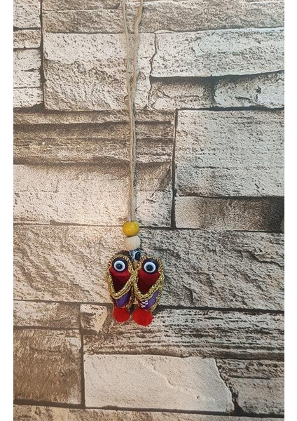 Araba Dikiz Ayna Duvar Kapı Süsü Çarık Otantik Ağaç Balkon Teras Nazar Boncuklu Düğün Nişan Kına Özel Gün Kötü Göz Nazar Boncuklu indirimleri