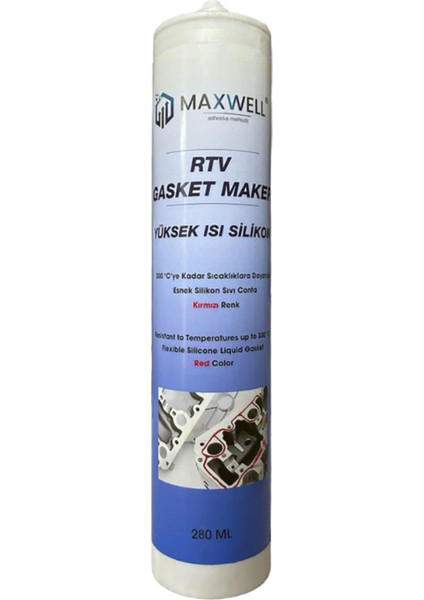 Rtv Gasket Maker/yüksek Isı Silikon 280ML (12 Adet)