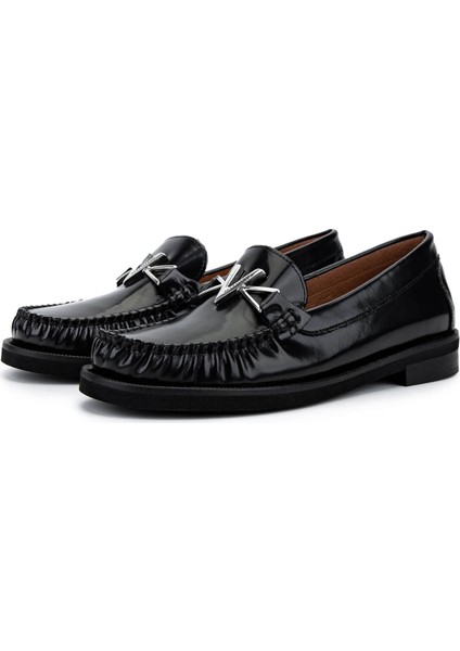 Kadın Hakiki Deri Siyah Loafer Ayakkabı 1040 91D2555 Bn Ayk SK25-26 Black indirimleri