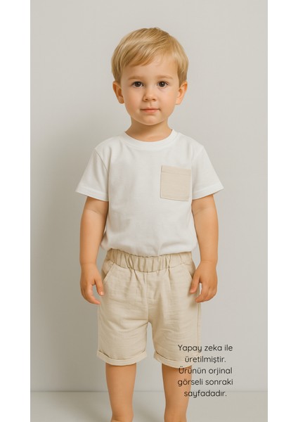 Erkek Çocuk 1-5 Yaş Kısa Kol Şortlu Basic Takım