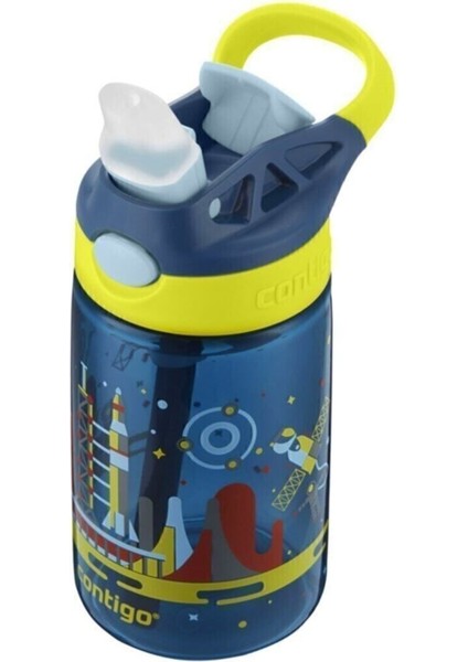 Gizmo Flip Çocuk Suluk 420 ml Tritan Malzeme Mavi BPA’sız Hafif ve Dayanıklı Tasarım