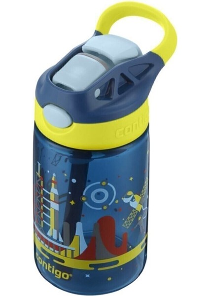 Gizmo Flip Çocuk Suluk 420 ml Tritan Malzeme Mavi BPA’sız Hafif ve Dayanıklı Tasarım