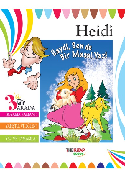 Üçü Bir Arada Etkinlik Kitabı – Heidi