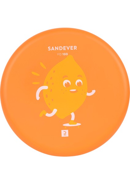 Olaian Frizbi - Kırmızı/limon Desenli - Soft indirimleri