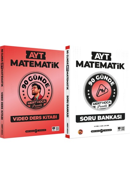 2026 90 Günde AYT Matematik Video Ders Kitabı ve AYT Matematik Soru Bankası Seti