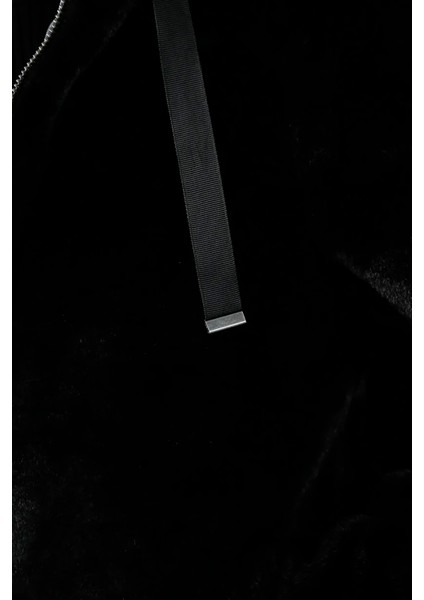 Kadın Onlvıda Kapüşonlu Peluş Mont 15260047 Siyah modelleri