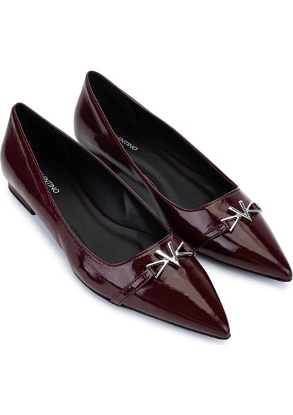Kadın Hakiki Deri Bordo Babet Ayakkabı 1040 91D2546 Bn Ayk SK25-26 Bordeaux fiyatları