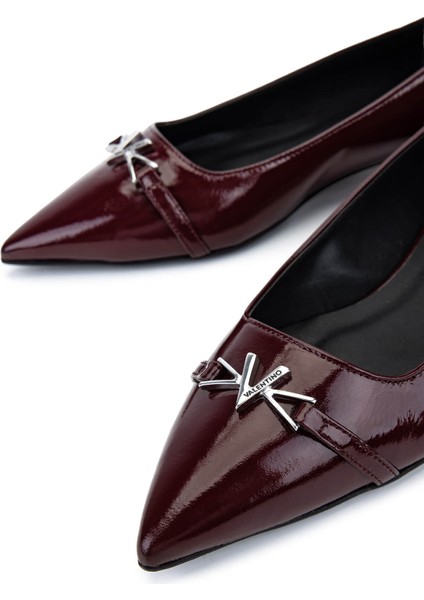 Kadın Hakiki Deri Bordo Babet Ayakkabı 1040 91D2546 Bn Ayk SK25-26 Bordeaux fırsatları