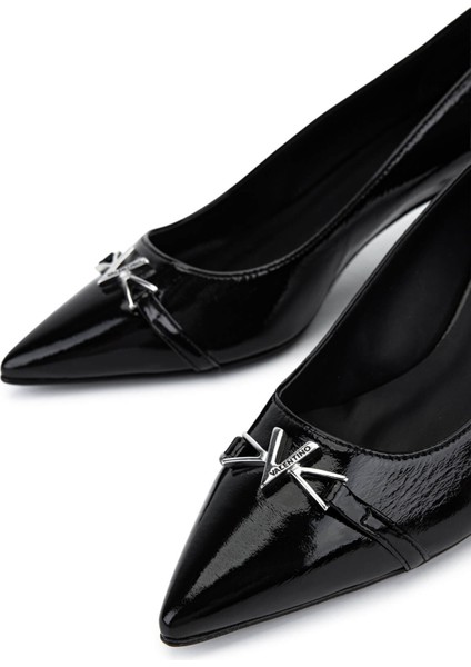 Kadın Hakiki Deri Siyah Topuklu Ayakkabı 1040 91D2547 Bn Ayk SK25-26 Black fırsatları