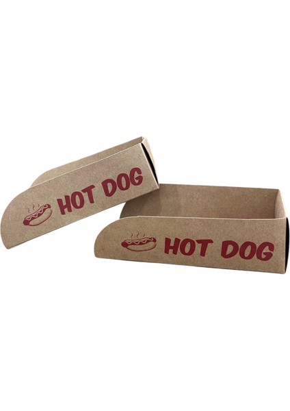 Hot Dog Kutusu Kraft 100 Adet fiyatları
