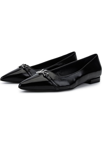 Kadın Hakiki Deri Siyah Babet Ayakkabı 1040 91D2546 Bn Ayk SK25-26 Black indirimleri