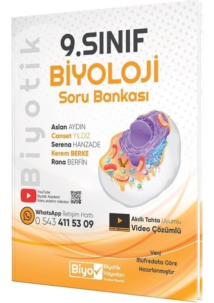 Biyotik 2026 9. Sınıf Biyoloji Soru Bankası