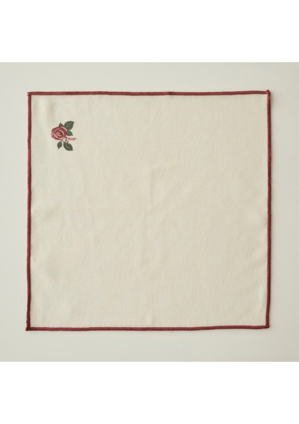 Rose Baskılı Peçete Krem (40X40 Cm) modelleri