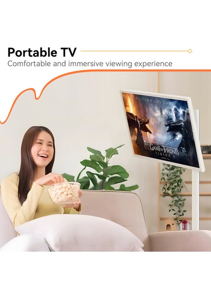 32INÇ Android Taşınabilir Şarjlı Tv LED Ekran HPT32