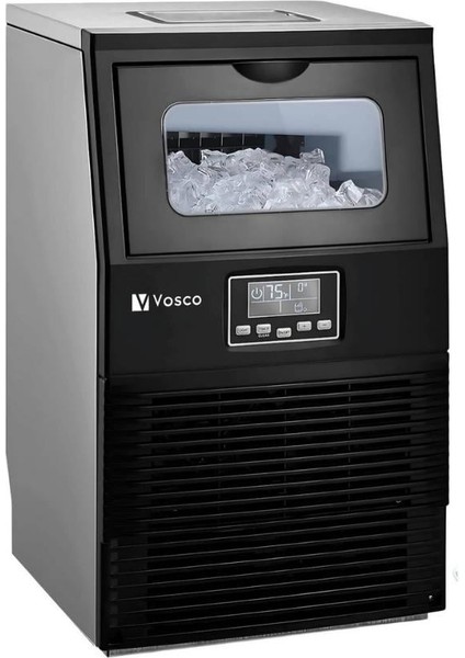 Buz Makinesi 23 Kg/Gün Küp Buz Siyah