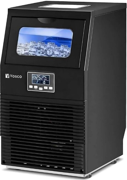 Buz Makinesi 23 Kg/Gün Küp Buz Siyah