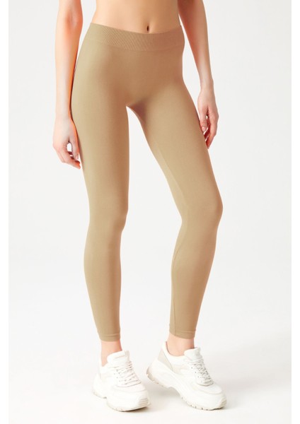 Vizon Esnek ve Toparlayıcı Spor Tayt Basic Seamless fiyatları