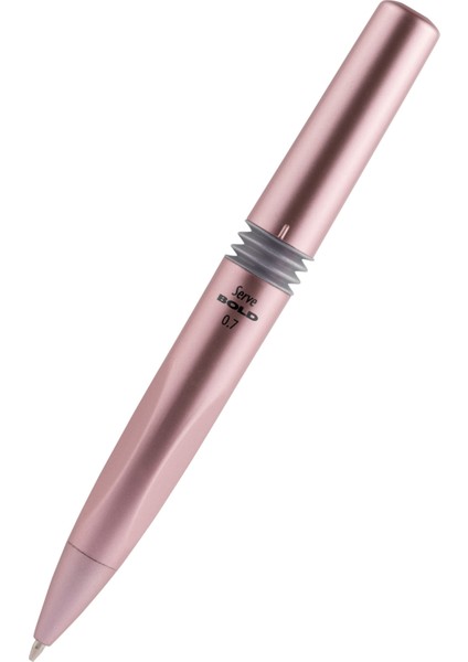 Bold Mekanik Kurşun Kalem 0,7 mm Metal Uç Metalik Pembe Hafif Gövde Profesyonel modelleri