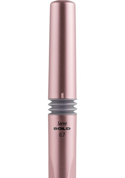 Bold Mekanik Kurşun Kalem 0,7 mm Metal Uç Metalik Pembe Hafif Gövde Profesyonel fırsatları
