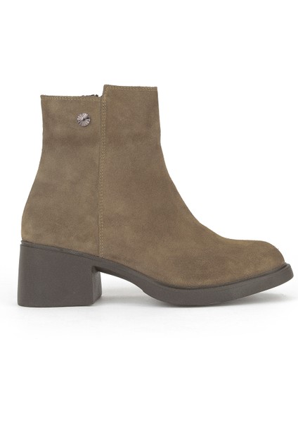 , Kadın Hakiki Deri Bot 153359Z6212 Vizon indirimleri